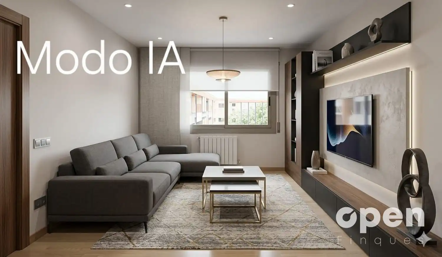 Living room of Flat for sale in Terrassa  with Heating and Parquet flooring