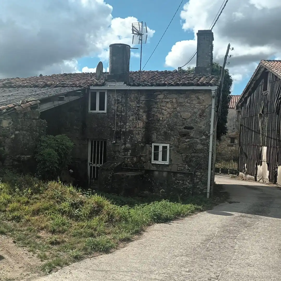 Vista exterior de Finca rústica en venta en Santa Comba con Jardín privado