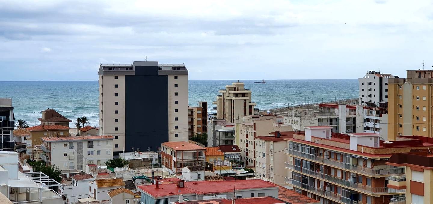 Außenansicht von Dachboden zum verkauf in Gandia mit Klimaanlage, Terrasse und Schwimmbad