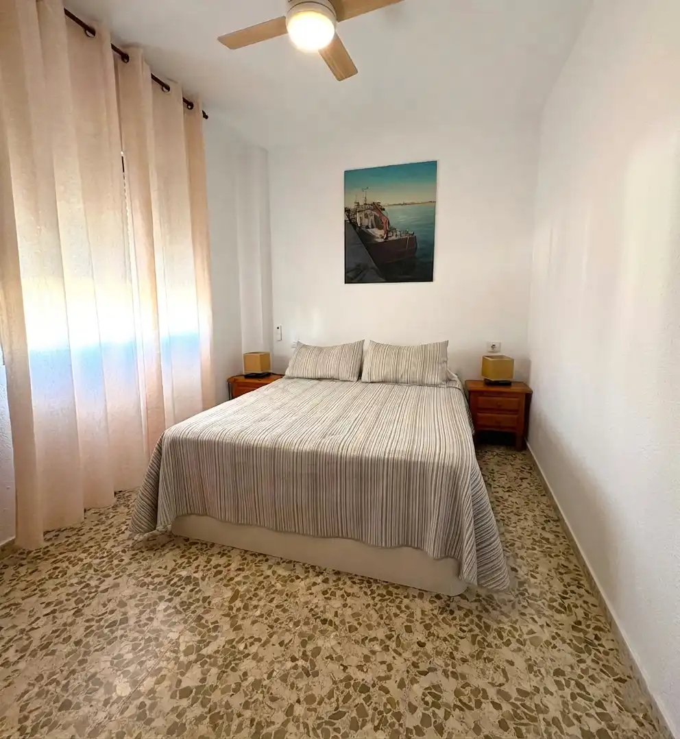 Bedroom of Flat for rent in Chipiona  with Terrace, Furnished and Washing machine