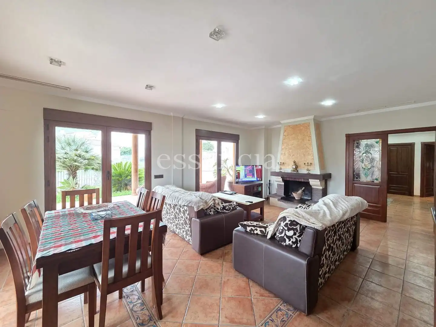 Living room of Houses for sale in Terrateig  with Air Conditioner, Private garden and Terrace