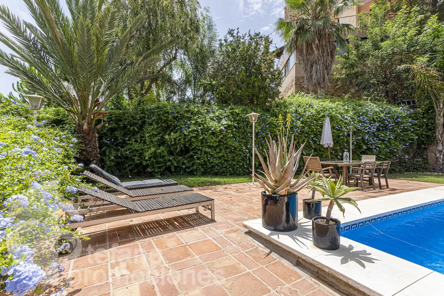 Jardín de Casa o chalet en venta en Málaga con Aire acondicionado, Jardín privado y Terraza