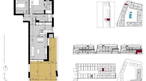 BUNGALOW en PLANTA BAJA con 2 dormitorios yampnbspPISCINA comunitaria en CIUDAD QUESADAVIVIENDA REF DI009ND ESPECIFICACIONES2 habi, imatge 2