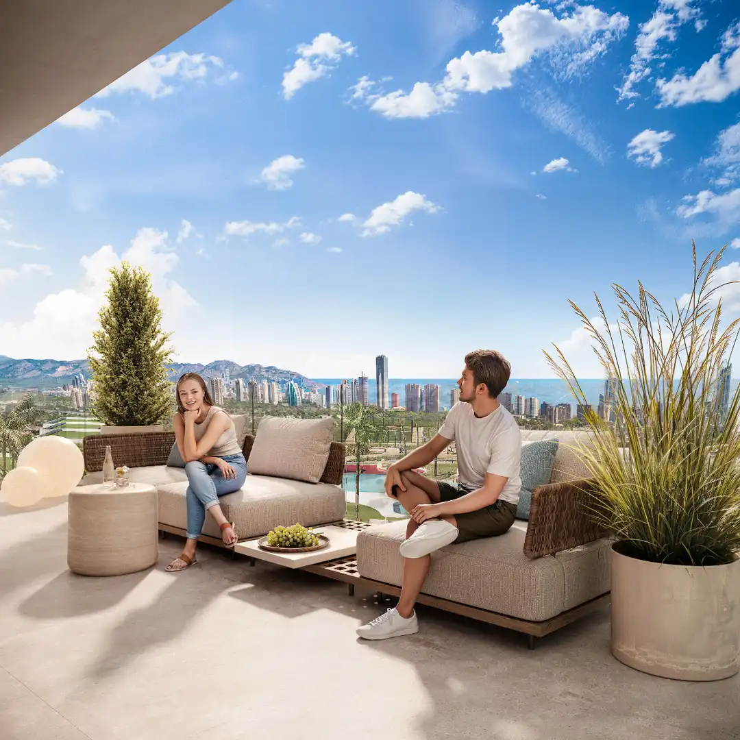 Apartamento con piscina en venta en Balcón de Finestrat - Terra Marina, imagen 26