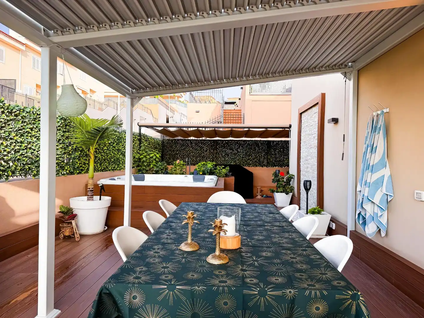Terrace of Houses for sale in Santiago del Teide  with Air Conditioner, Private garden and Terrace