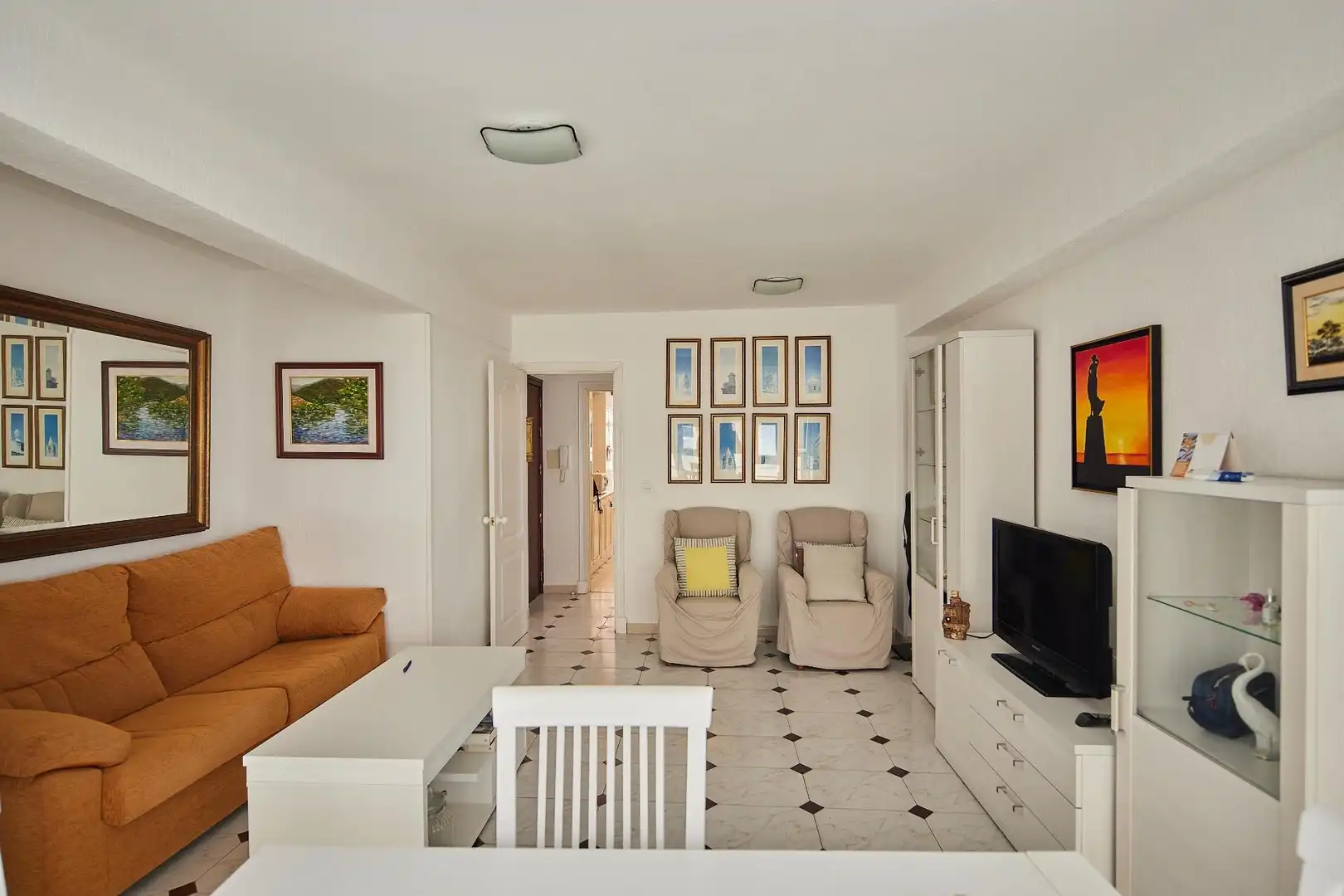 Sala de estar de Piso en venta en Cádiz con Terraza, Balcón y Alarma