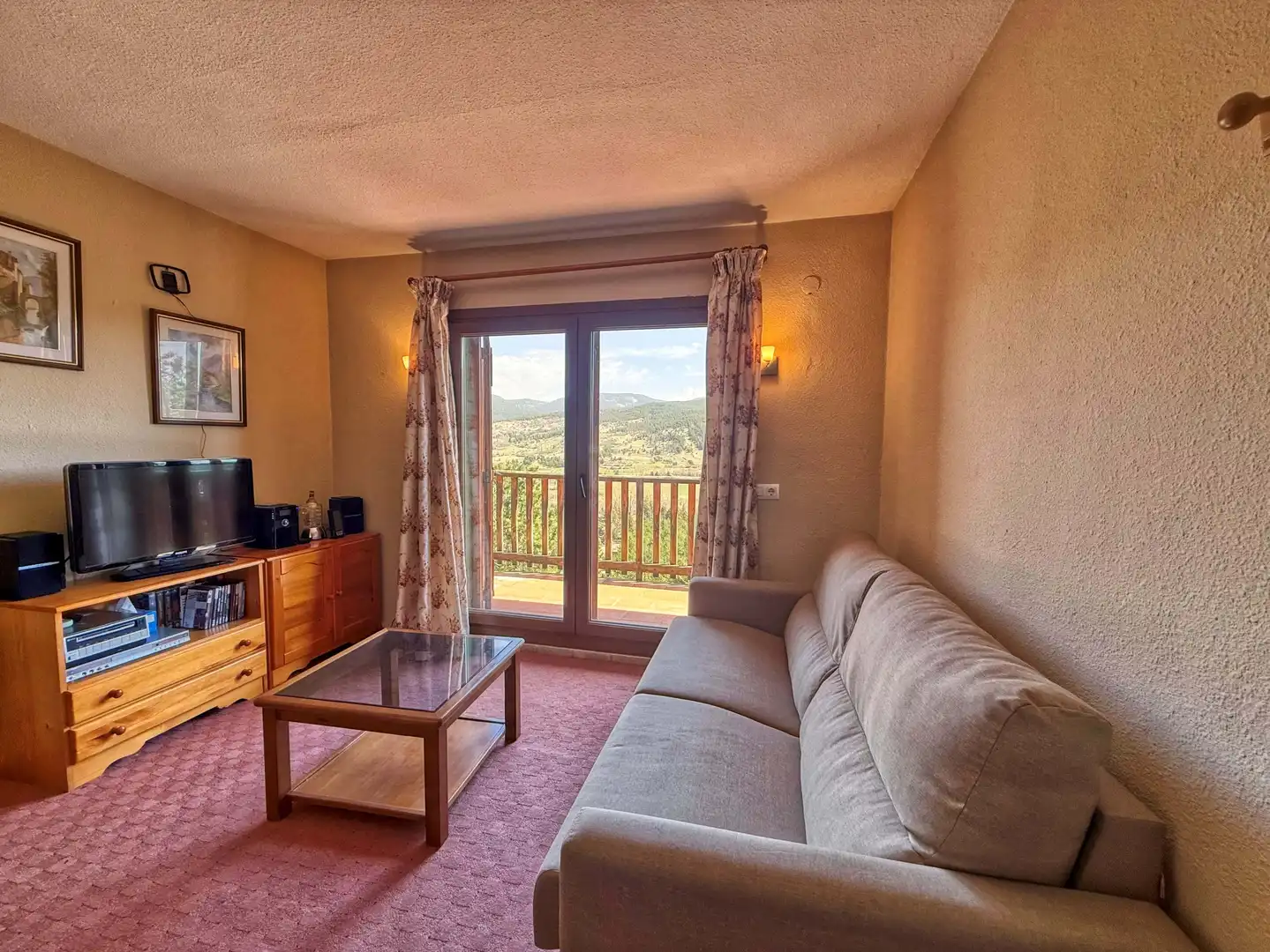 Living room of Flat for sale in Alcalá de la Selva  with Heating and Terrace