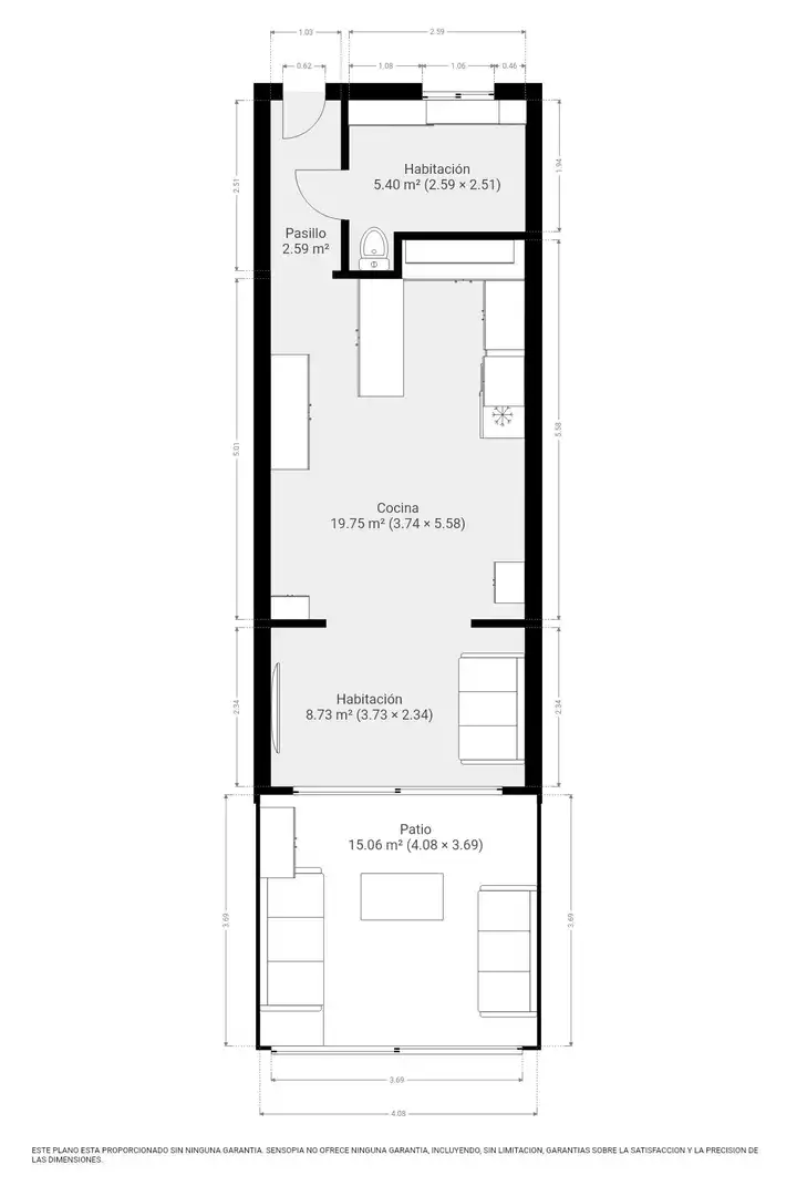 Einfamilien-Reihenhaus zum Verkauf in San Bartolomé de Tirajana mit Klimaanlage, Privatgarten und Terrasse