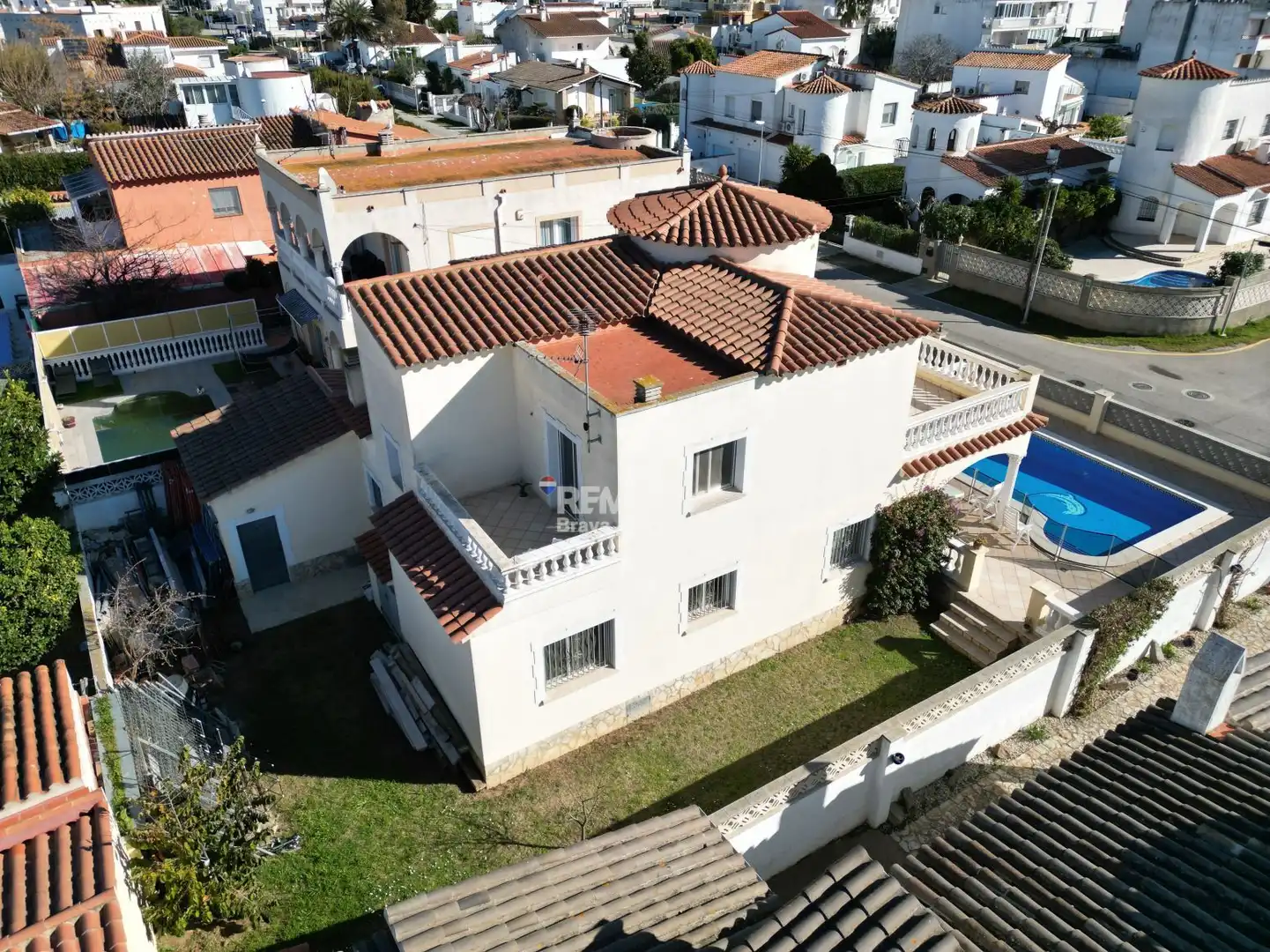 Vista exterior de Casa o chalet en venta en Empuriabrava con Calefacción, Jardín privado y Terraza