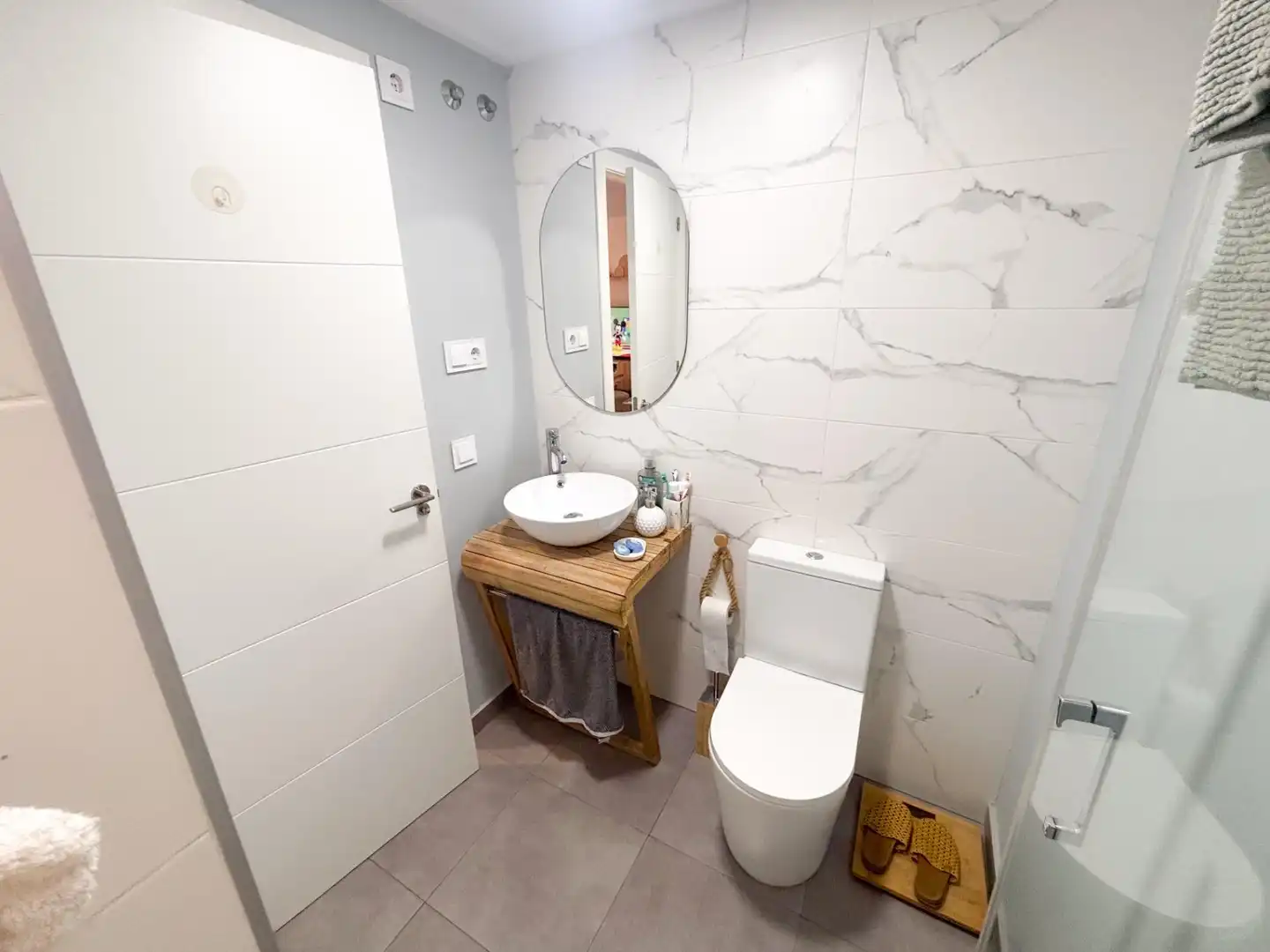 Badezimmer von Wohnung zum Verkauf in Torrevieja mit Klimaanlage, Möbliert und Balkon