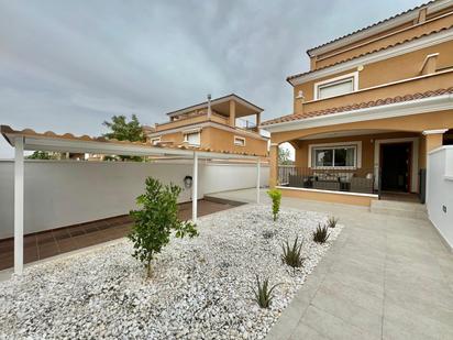 Exterior view of Single-family semi-detached for sale in  Murcia Capital  with Air Conditioner, Terrace and Balcony