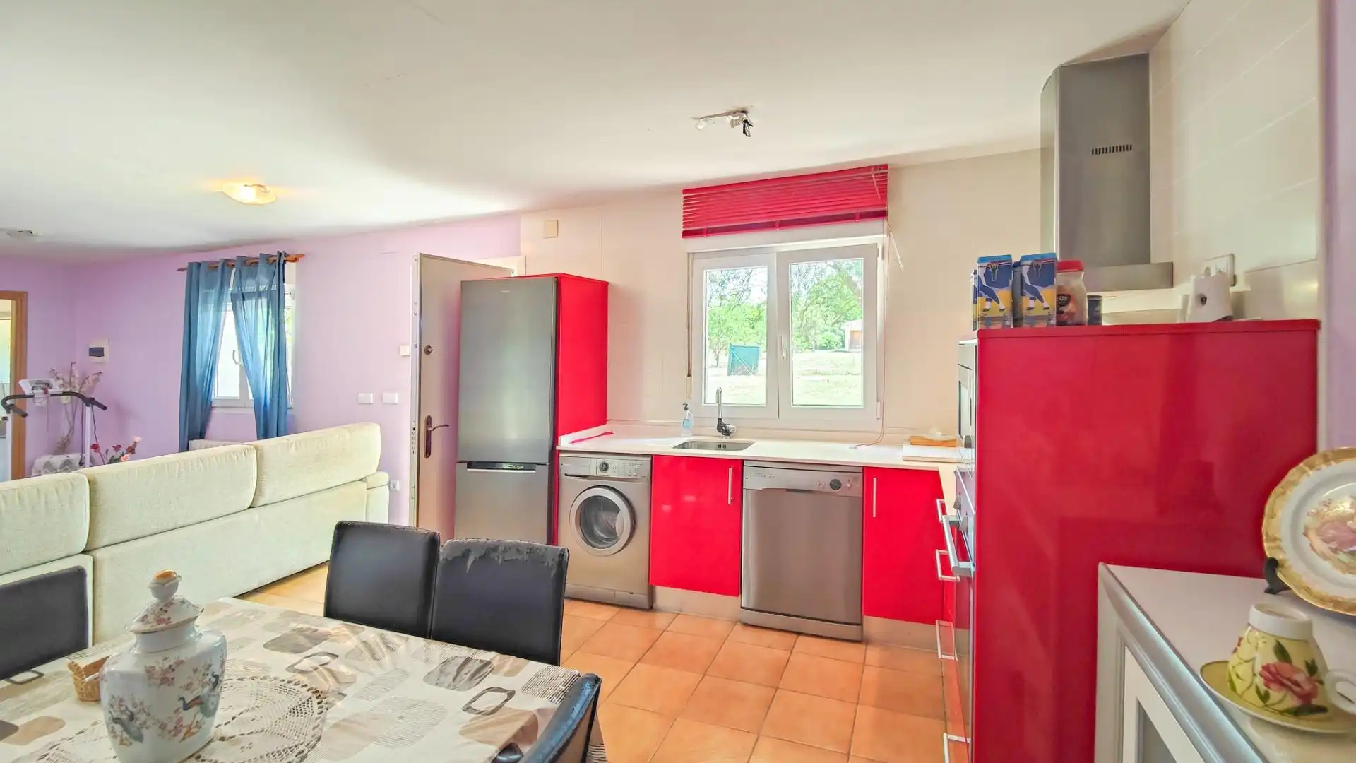 Cocina de Finca rústica en venta en Mahamud con Calefacción, Jardín privado y Terraza
