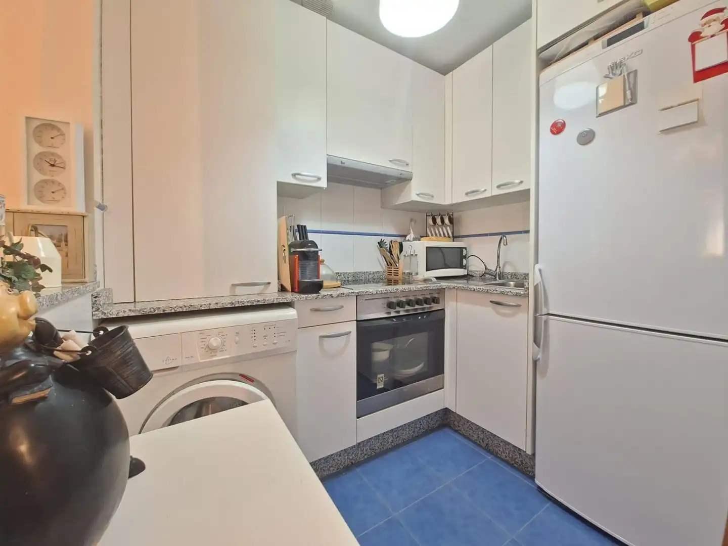 Kitchen of Flat for sale in Vilagarcía de Arousa  with Heating, Private garden and Terrace