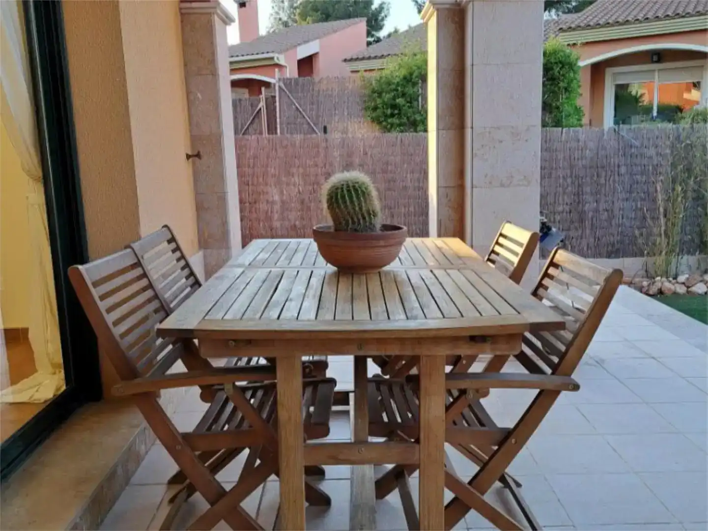 Terrasse von Wohnung zur Miete in Mont-roig del Camp mit Klimaanlage und Schwimmbad