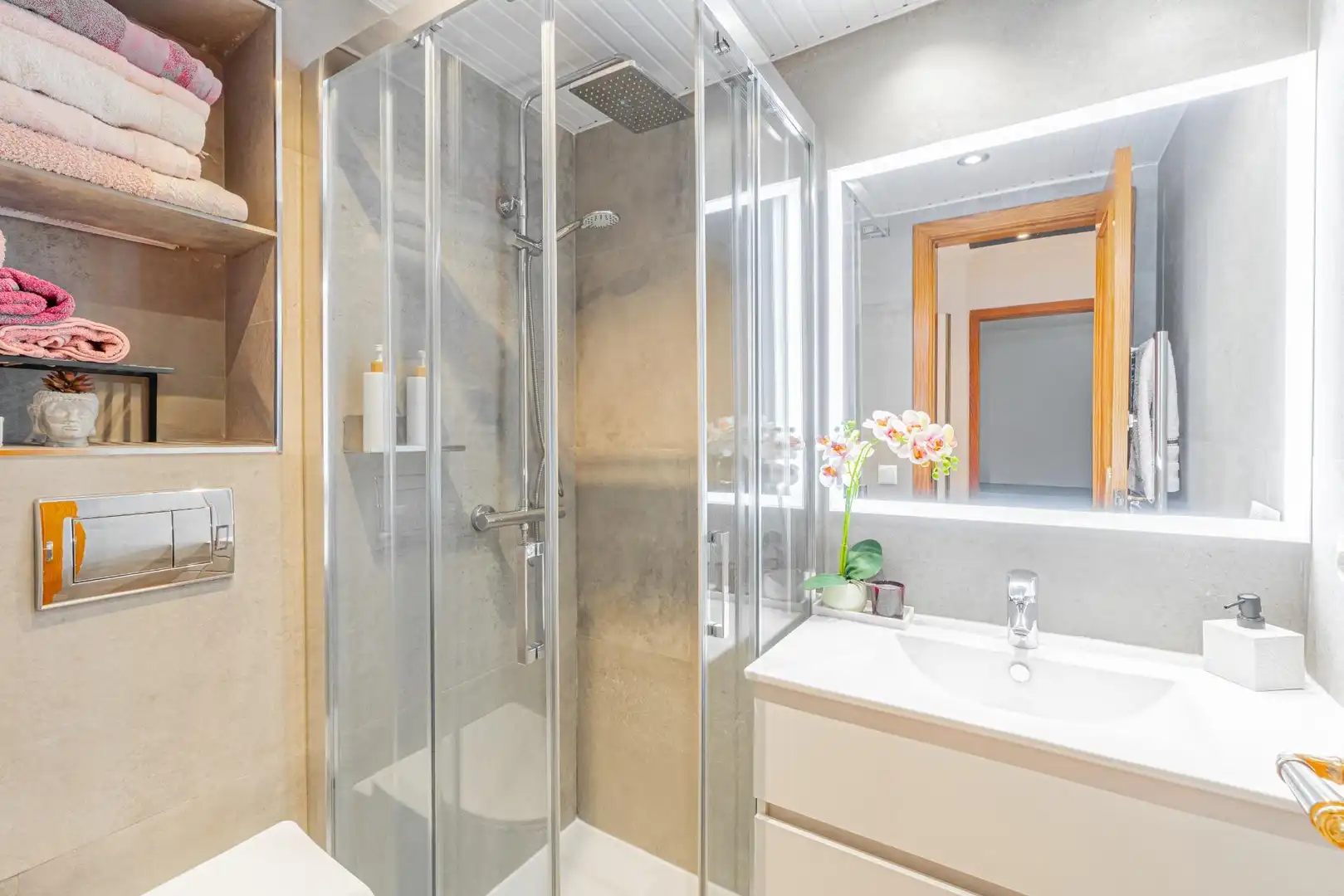 Baño de Casa adosada en venta en Calvià con Aire acondicionado, Jardín privado y Terraza