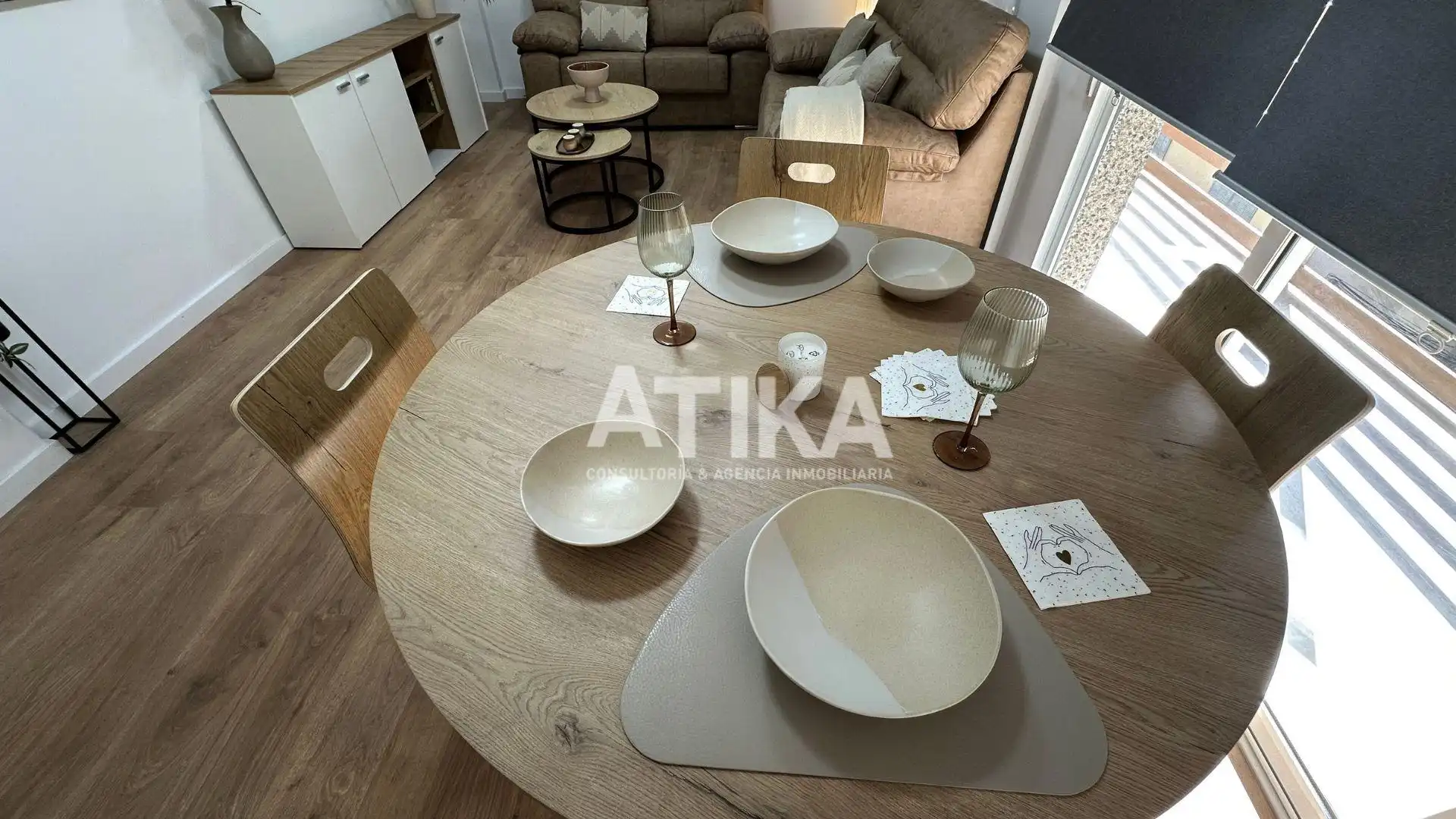 Comedor de Piso en venta en Albaida con Parquet, Trastero y Amueblado