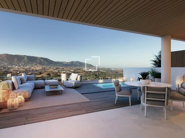 Ático con piscina en venta en Mijas pueblo