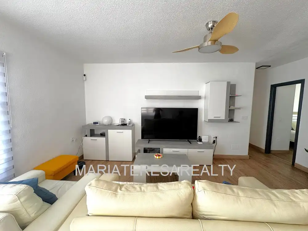 Sala de estar de Planta baja en venta en Los Alcázares con Aire acondicionado, Terraza y Amueblado