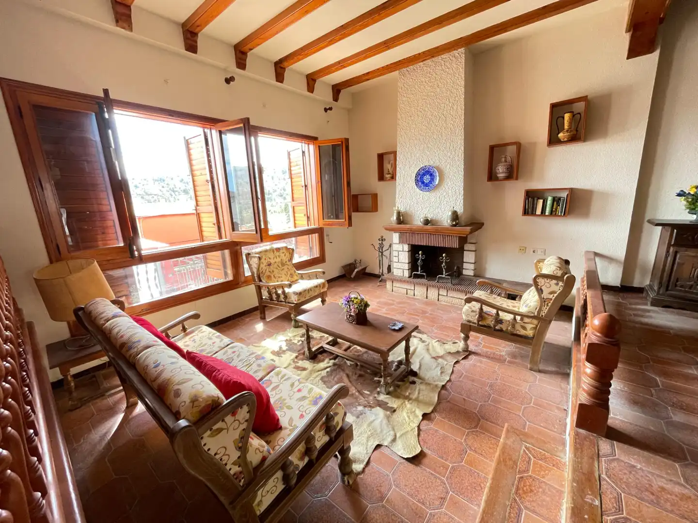 Sala de estar de Casa o chalet en venta en La Vall d'Uixó con Jardín privado, Terraza y Piscina