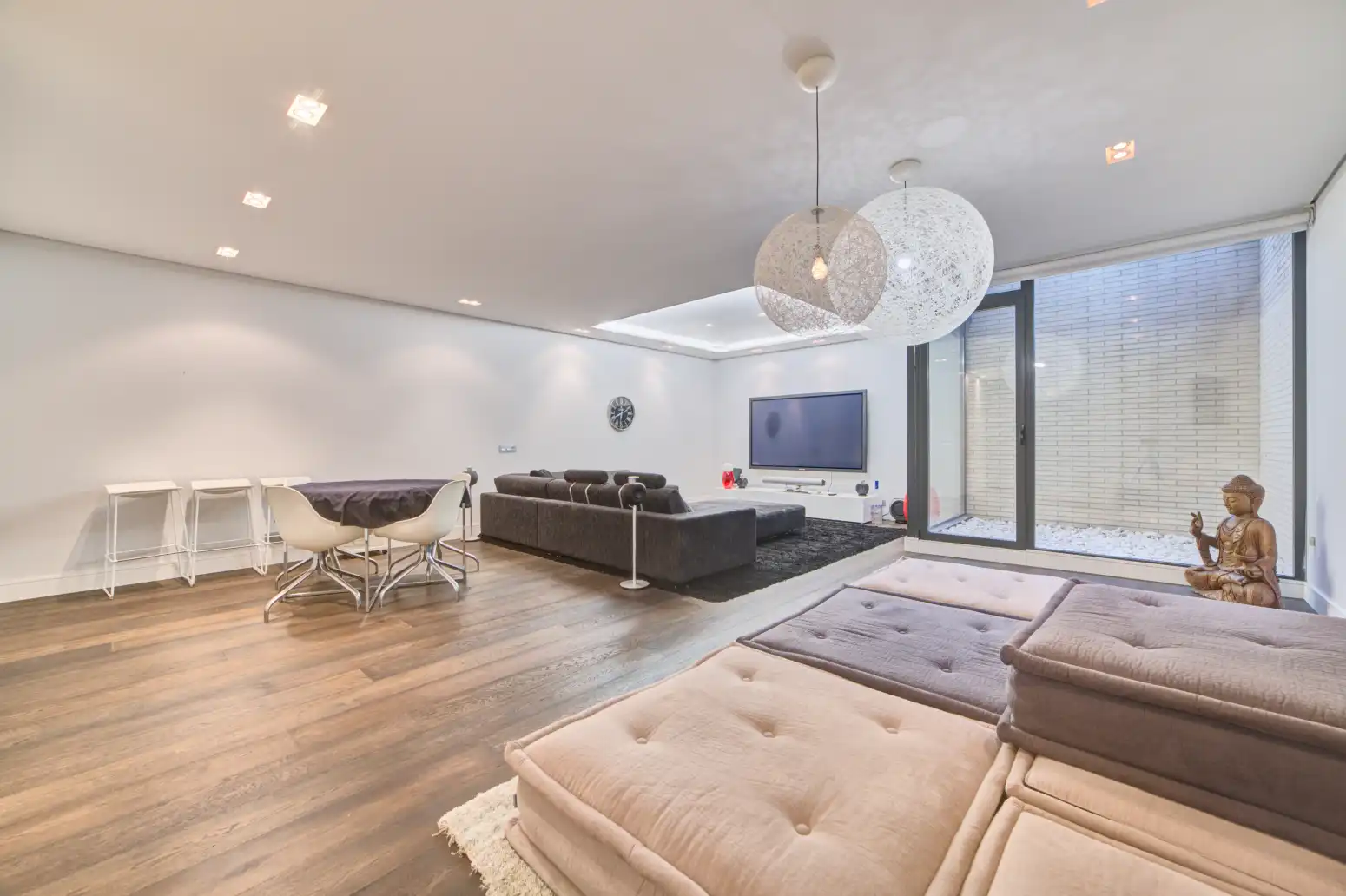 Sala de estar de Casa o chalet de alquiler en Zizur Mayor / Zizur Nagusia con Calefacción, Jardín privado y Parquet