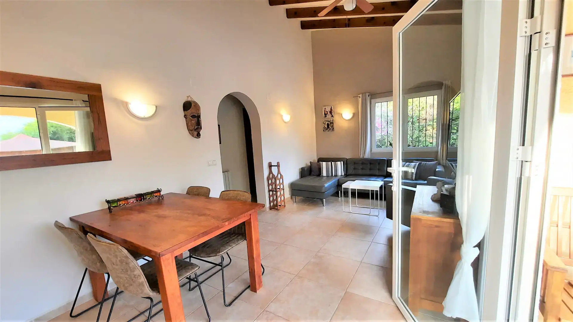 Menjador de Casa o xalet en venda en Benissa amb Aire condicionat, Calefacció i Jardí privat