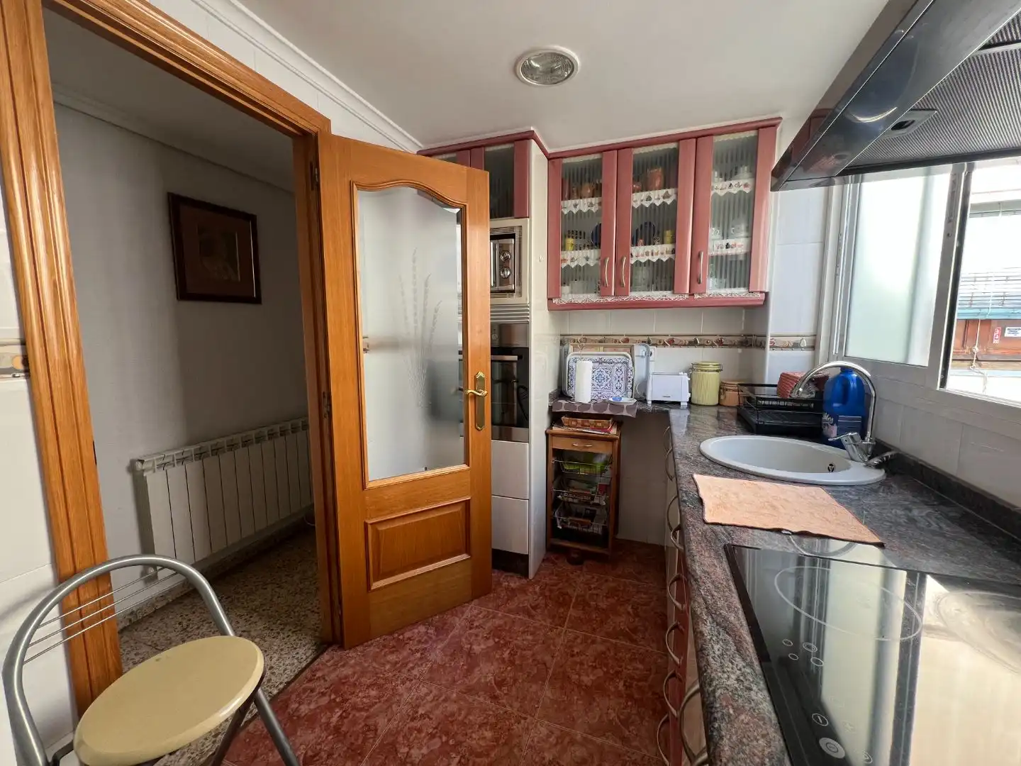 Küche von Wohnung zum Verkauf in  Valencia Capital mit Klimaanlage und Balkon