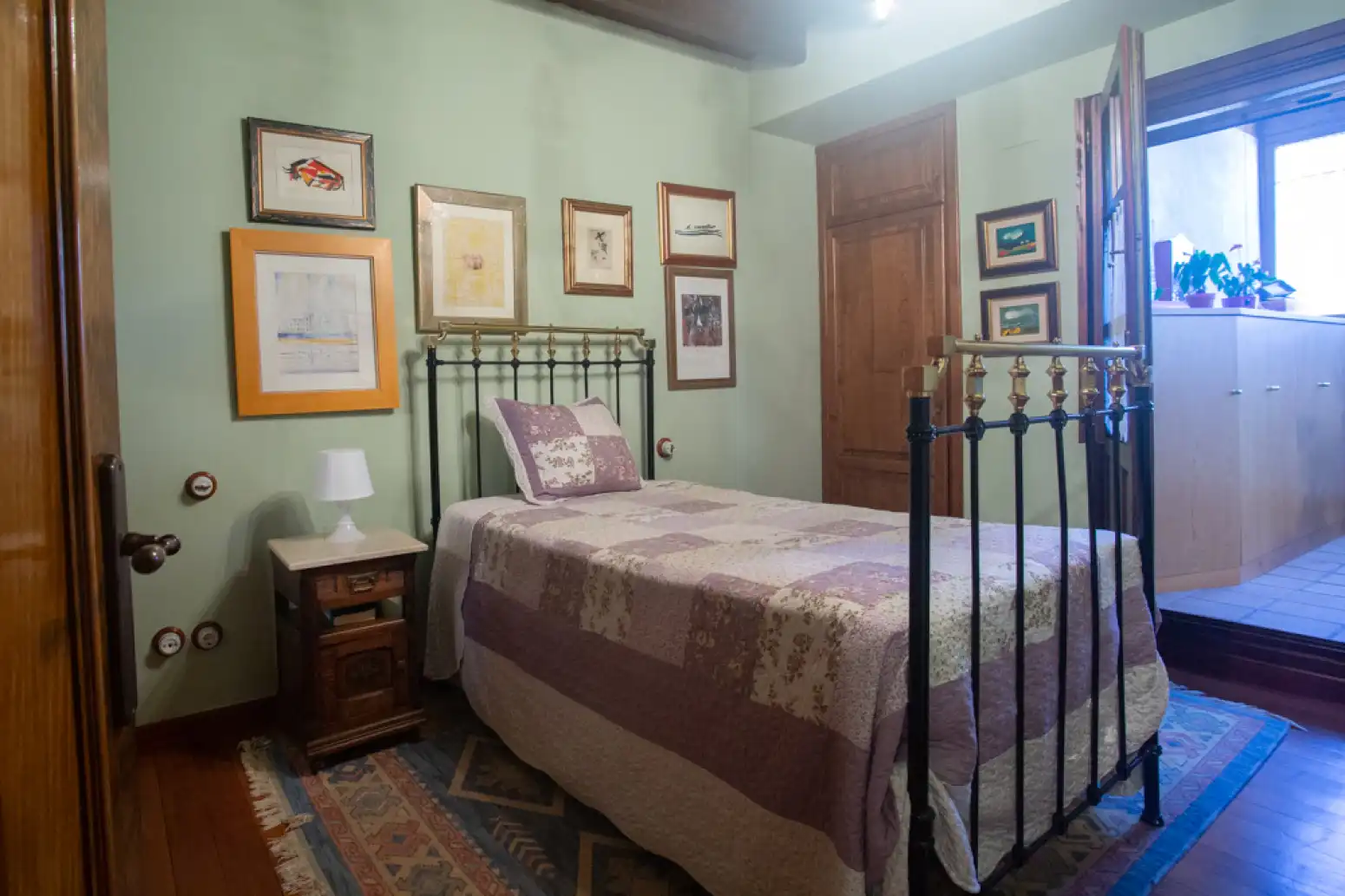 Schlafzimmer von Einfamilien-Reihenhaus zum Verkauf in Ruente mit Heizung, Terrasse und Balkon