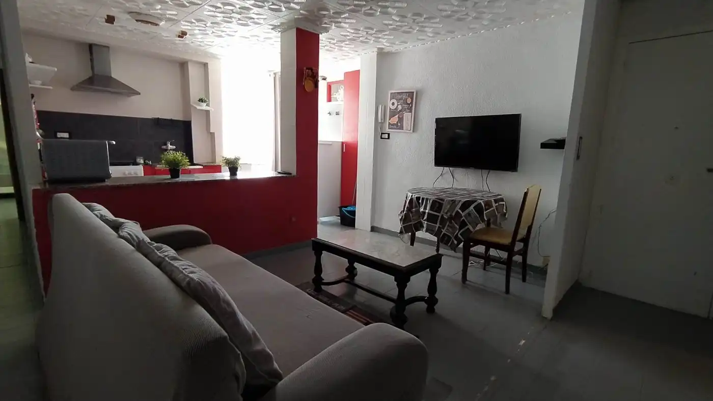 Living room of Flat for rent in Elche / Elx  with Terrace, Furnished and Balcony