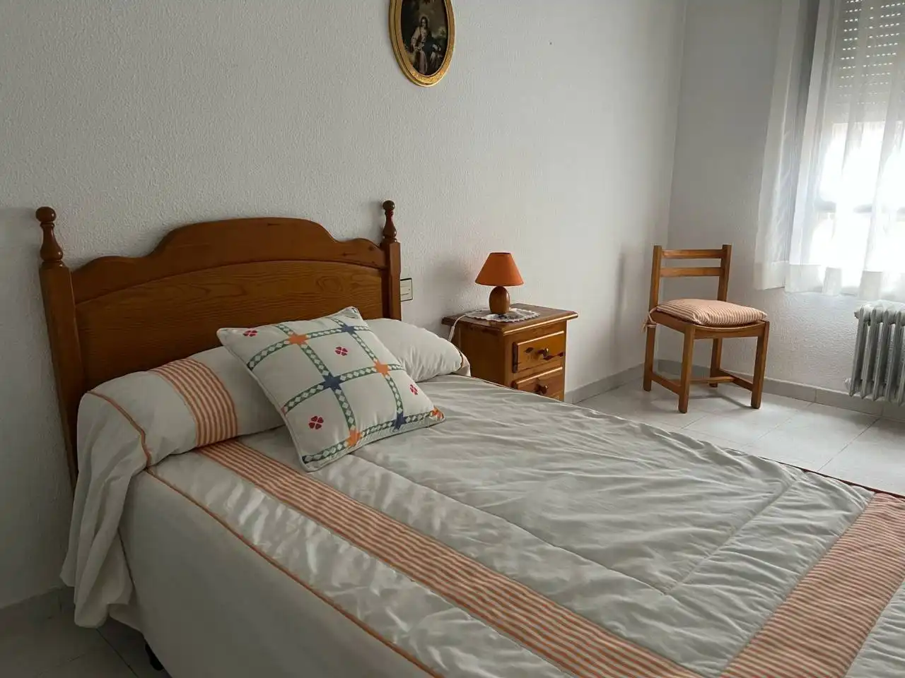 Bedroom of Flat for rent in Toledo  with Air Conditioner, Heating and Parquet flooring