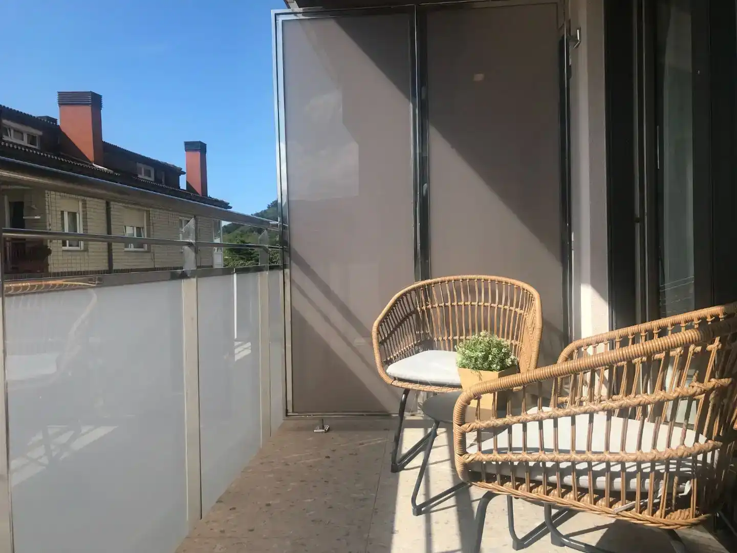 Balcony of Flat for rent in Orio  with Parquet flooring, Furnished and Balcony