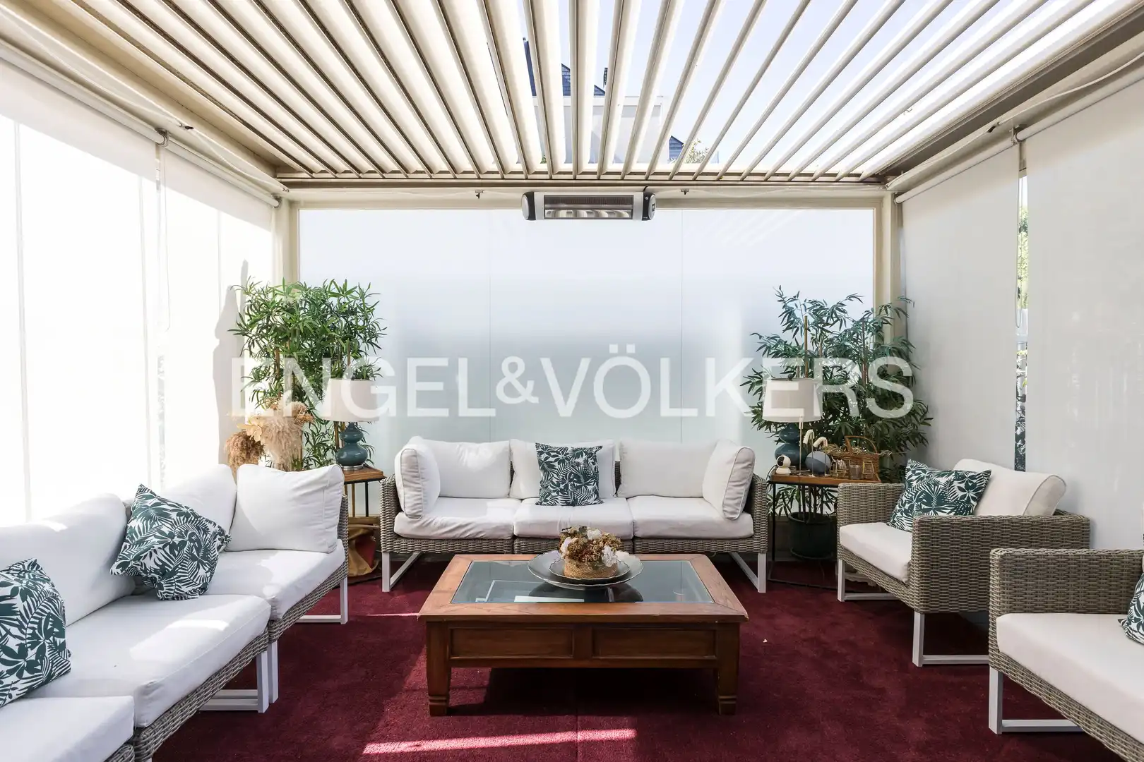 Terraza de Apartamento en venta en Pozuelo de Alarcón con Aire acondicionado, Calefacción y Jardín privado