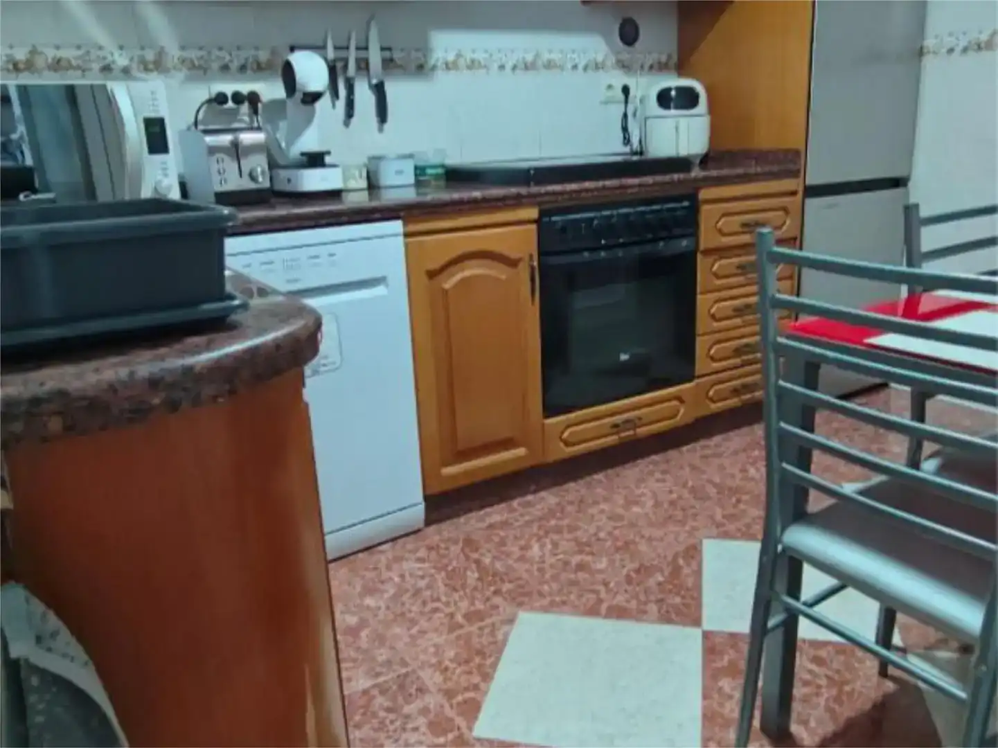 Kitchen of Flat for sale in  Valencia Capital  with Air Conditioner and Balcony