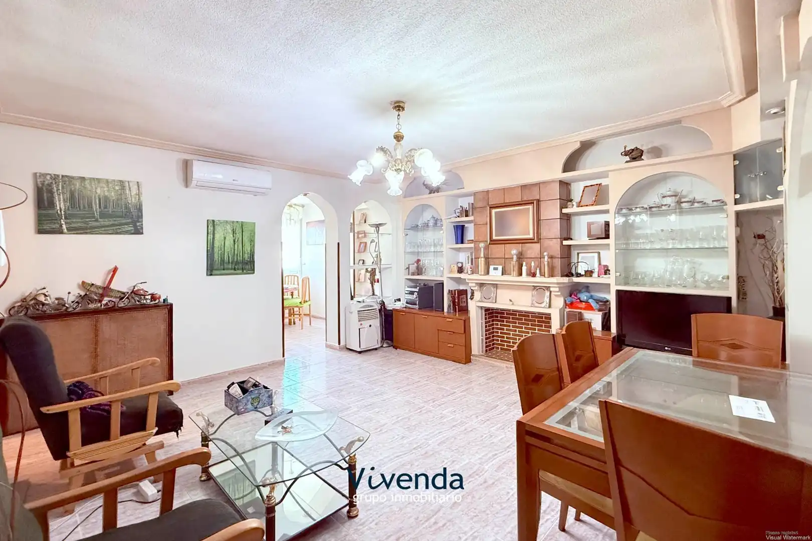 Living room of Flat for sale in Móstoles  with Air Conditioner, Heating and Storage room