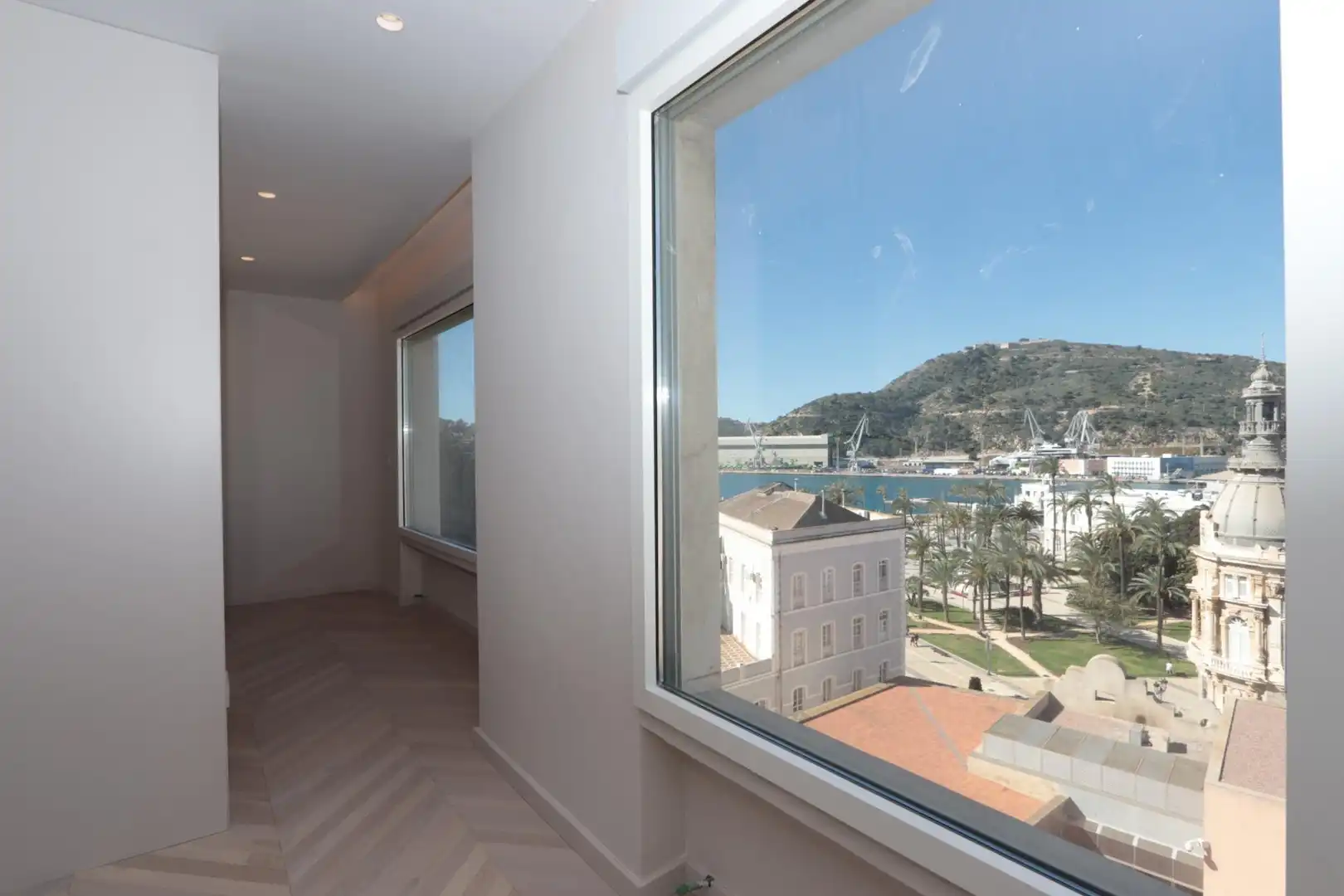 Schlafzimmer von Dachboden zum Verkauf in Cartagena mit Klimaanlage, Heizung und Parkett