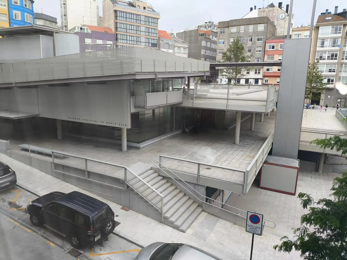 Exterior view of Flat for rent in A Coruña Capital   with Terrace and Furnished