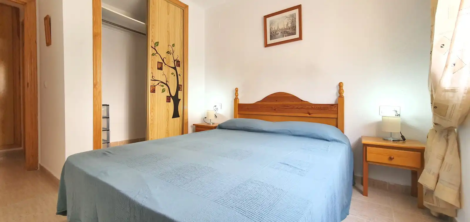 Dormitori de Apartament de lloguer en Dénia amb Aire condicionat, Calefacció i Terrassa