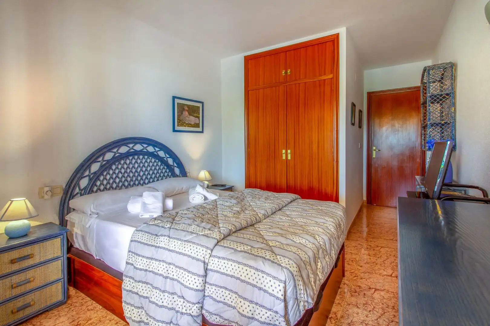 Dormitori de Casa adosada en venda en Villajoyosa / La Vila Joiosa amb Aire condicionat, Moblat i Piscina comunitària