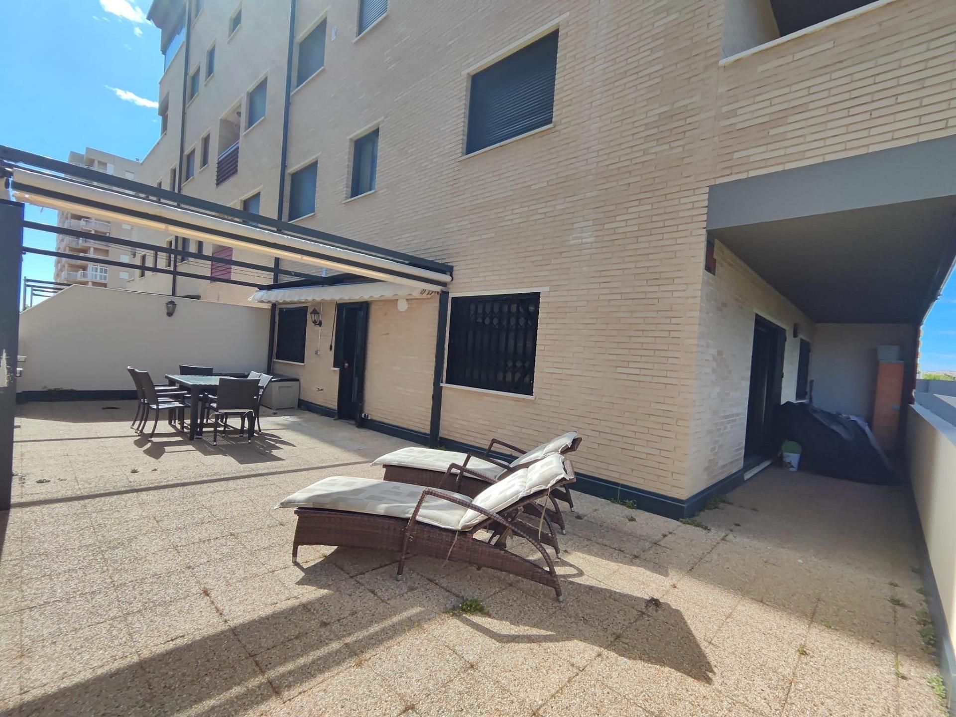 Terrace of Apartment for sale in Oropesa del Mar / Orpesa  with Air Conditioner, Private garden and Terrace