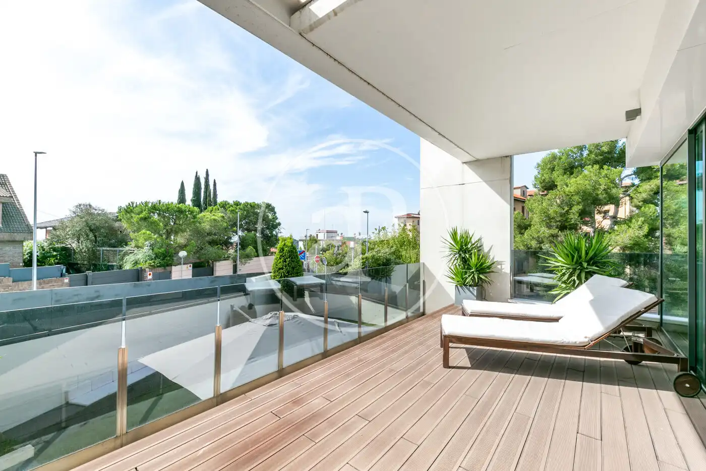 Terrace of Houses for rent in Barcelona  with Air Conditioner, Heating and Private garden