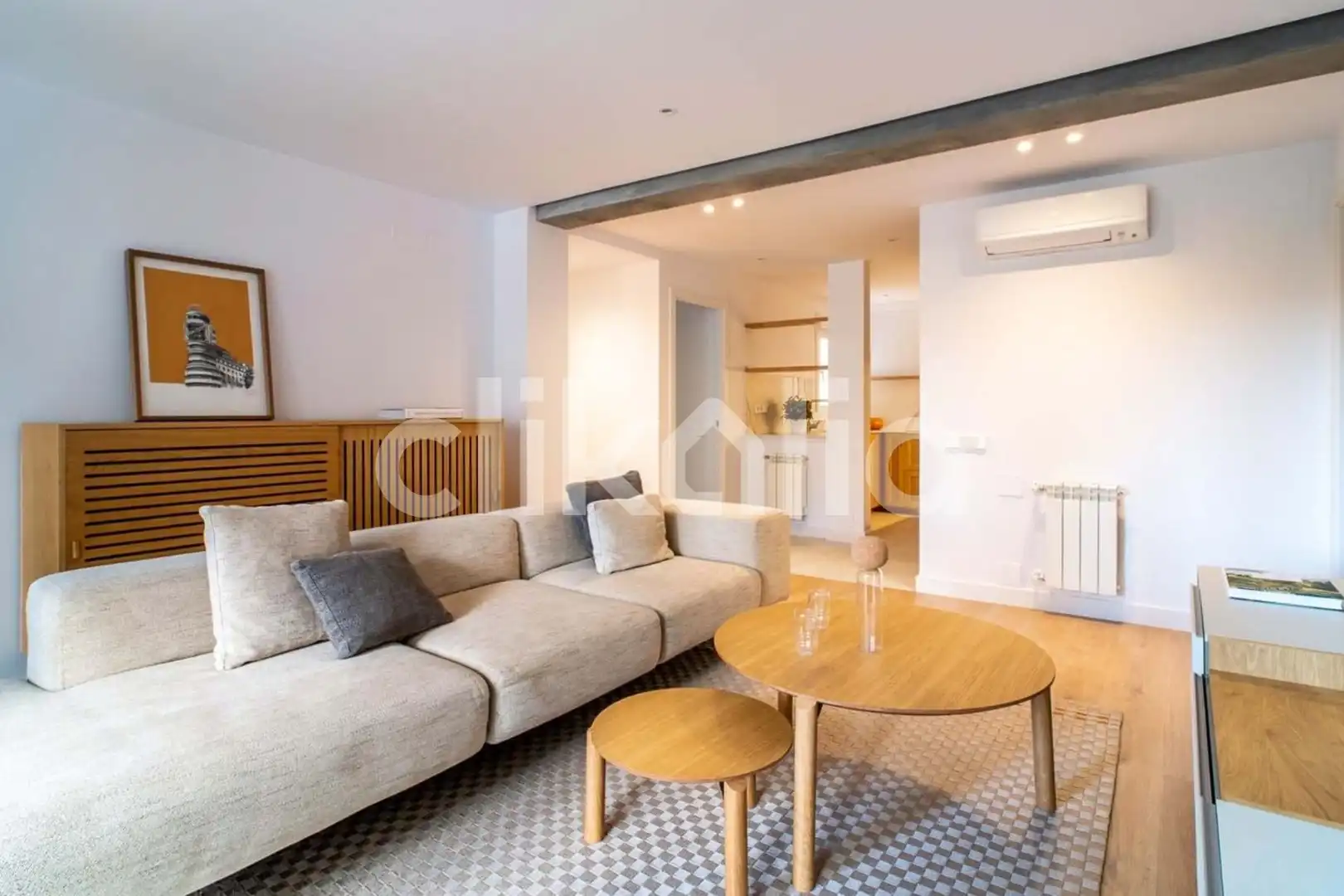 Living room of Flat for sale in Madrid  with Air Conditioner, Heating and Private garden