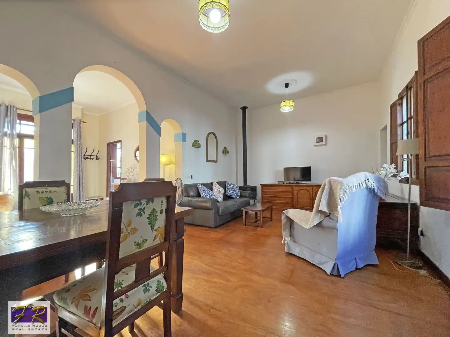 Sala d'estar de Casa o xalet en venda en Alcúdia amb Terrassa, Moblat i Forn