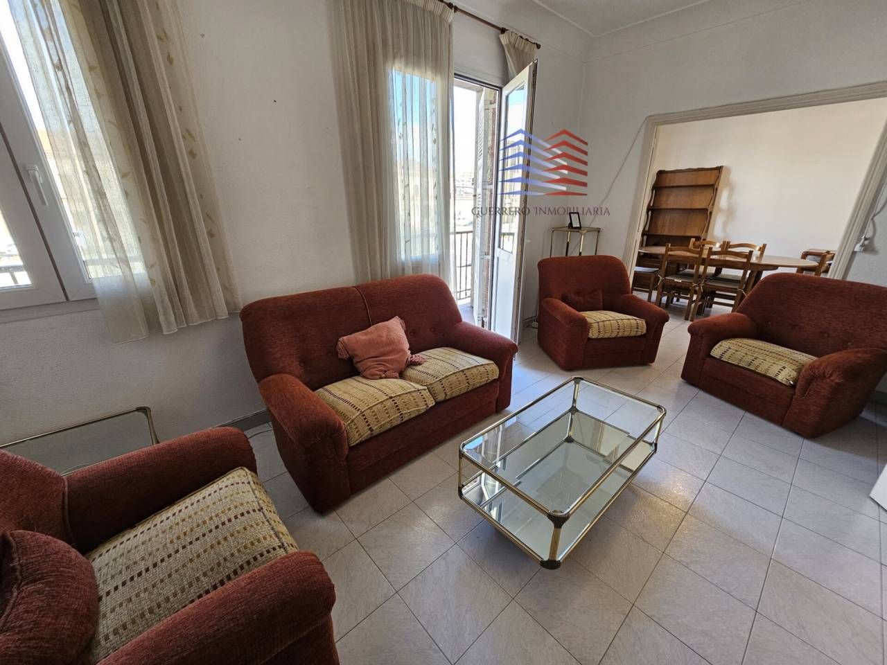 Living room of Flat to rent in Ourense Capital   with Heating, Furnished and Balcony