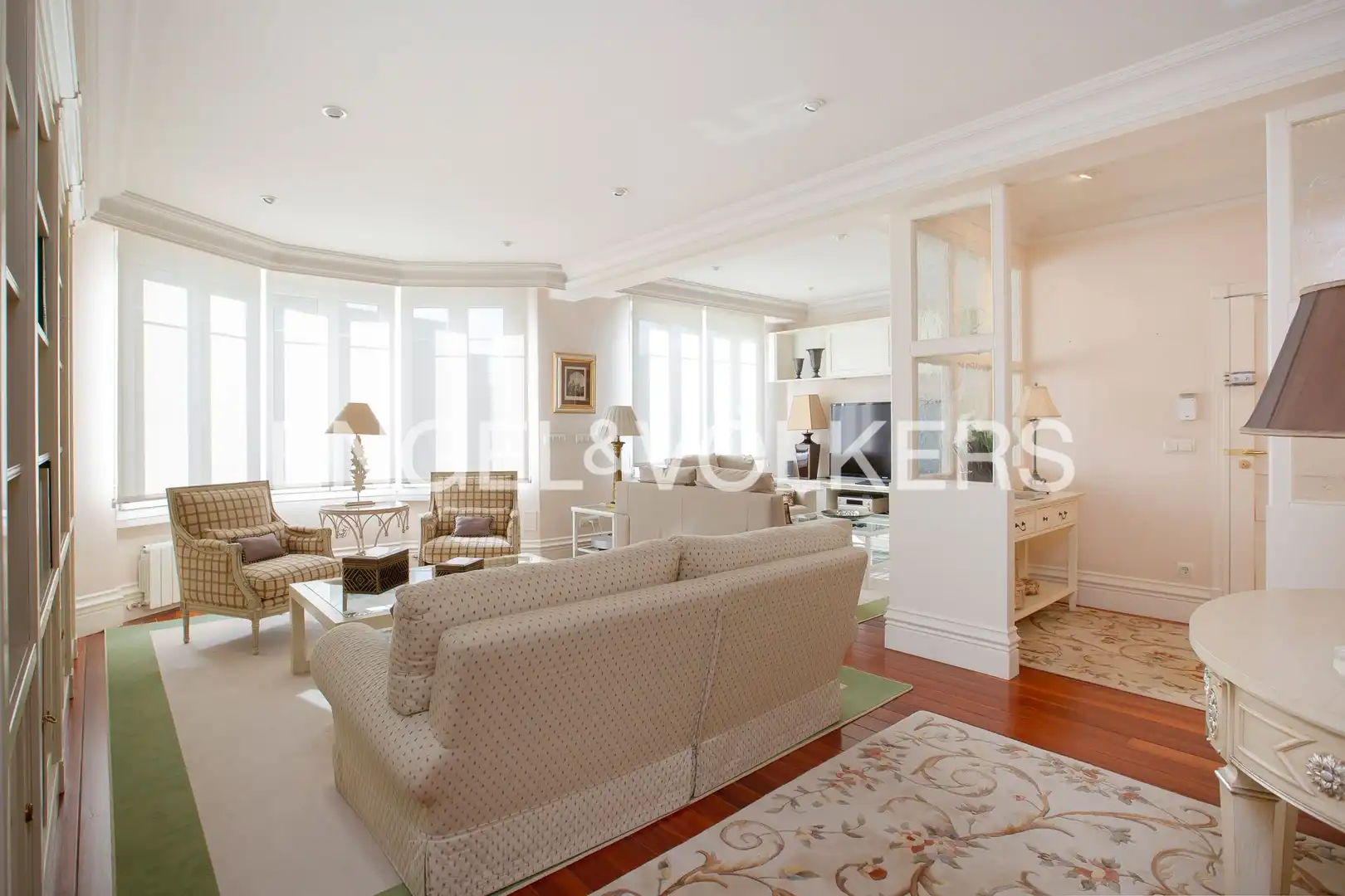 Sala de estar de Piso en venta en Bilbao  con Aire acondicionado, Calefacción y Parquet
