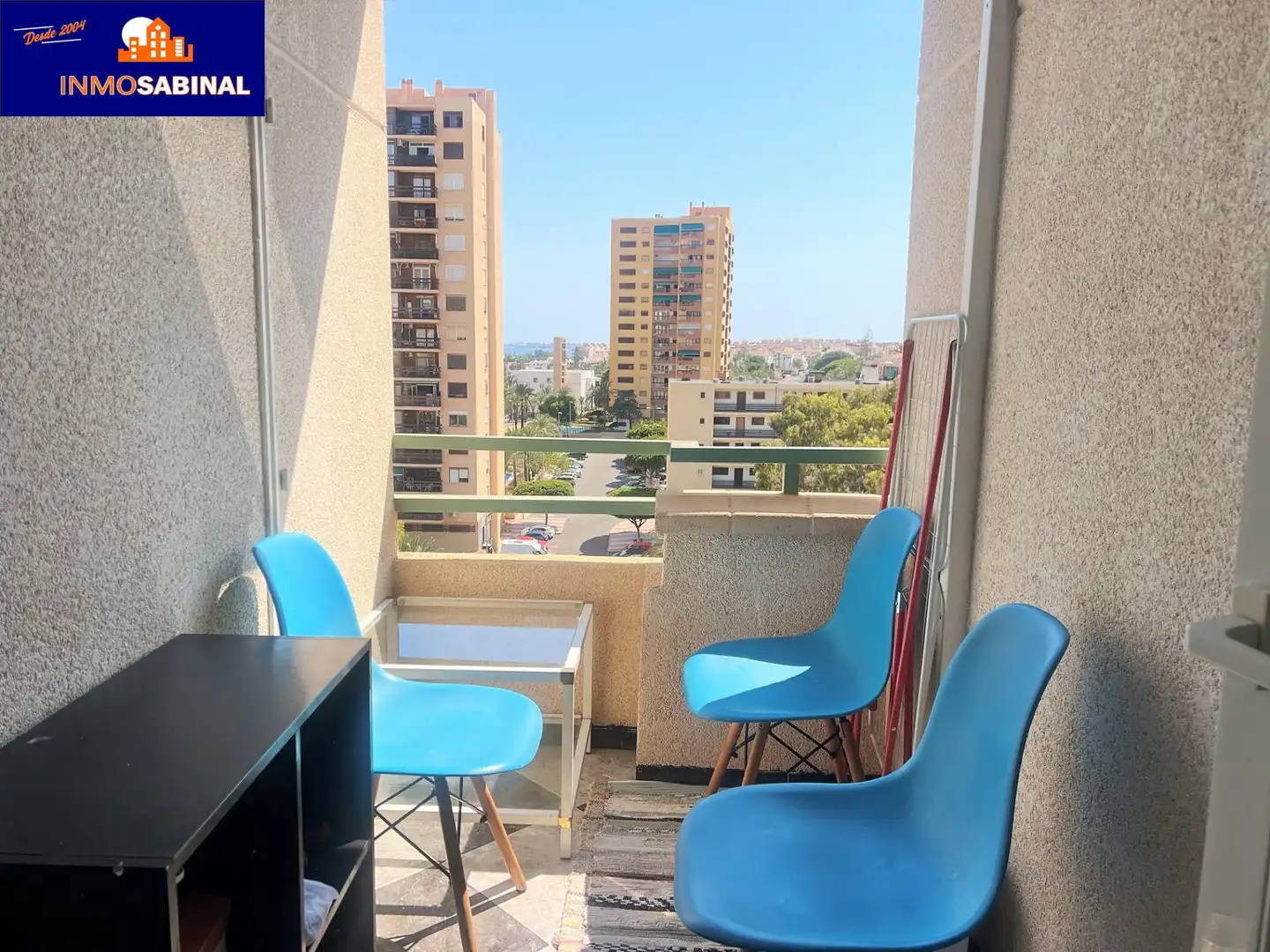 Terraza de Estudio en venta en Roquetas de Mar con Jardín privado, Terraza y Piscina comunitaria