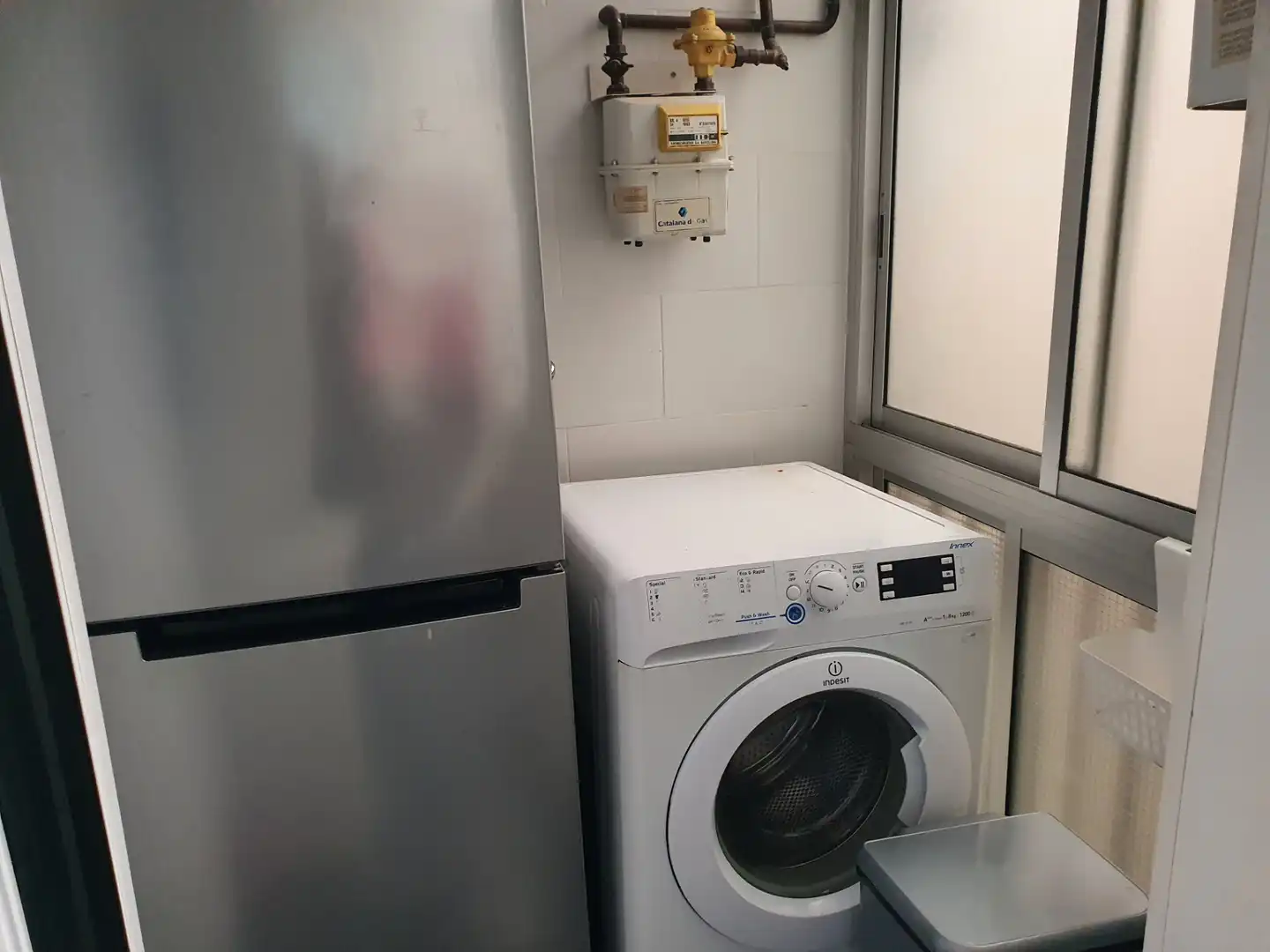 Küche von Dachboden zum Verkauf in Ripollet mit Parkett, Terrasse und Möbliert