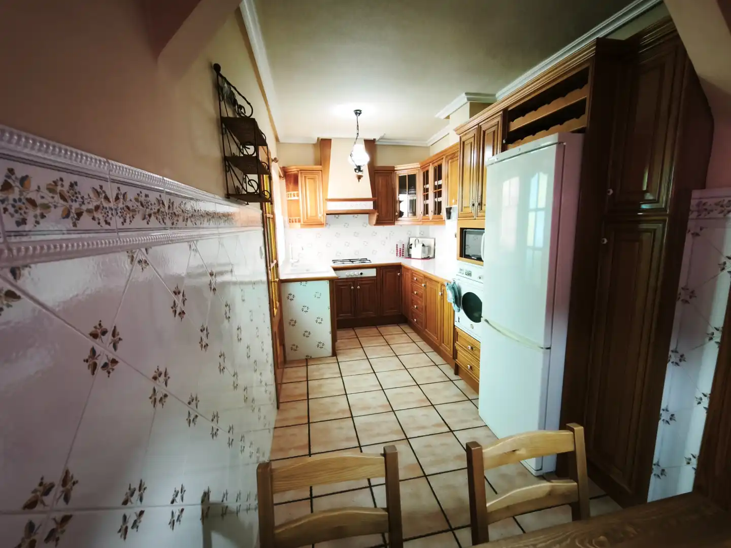 Kitchen of Flat for sale in Petrer  with Parquet flooring, Furnished and Oven