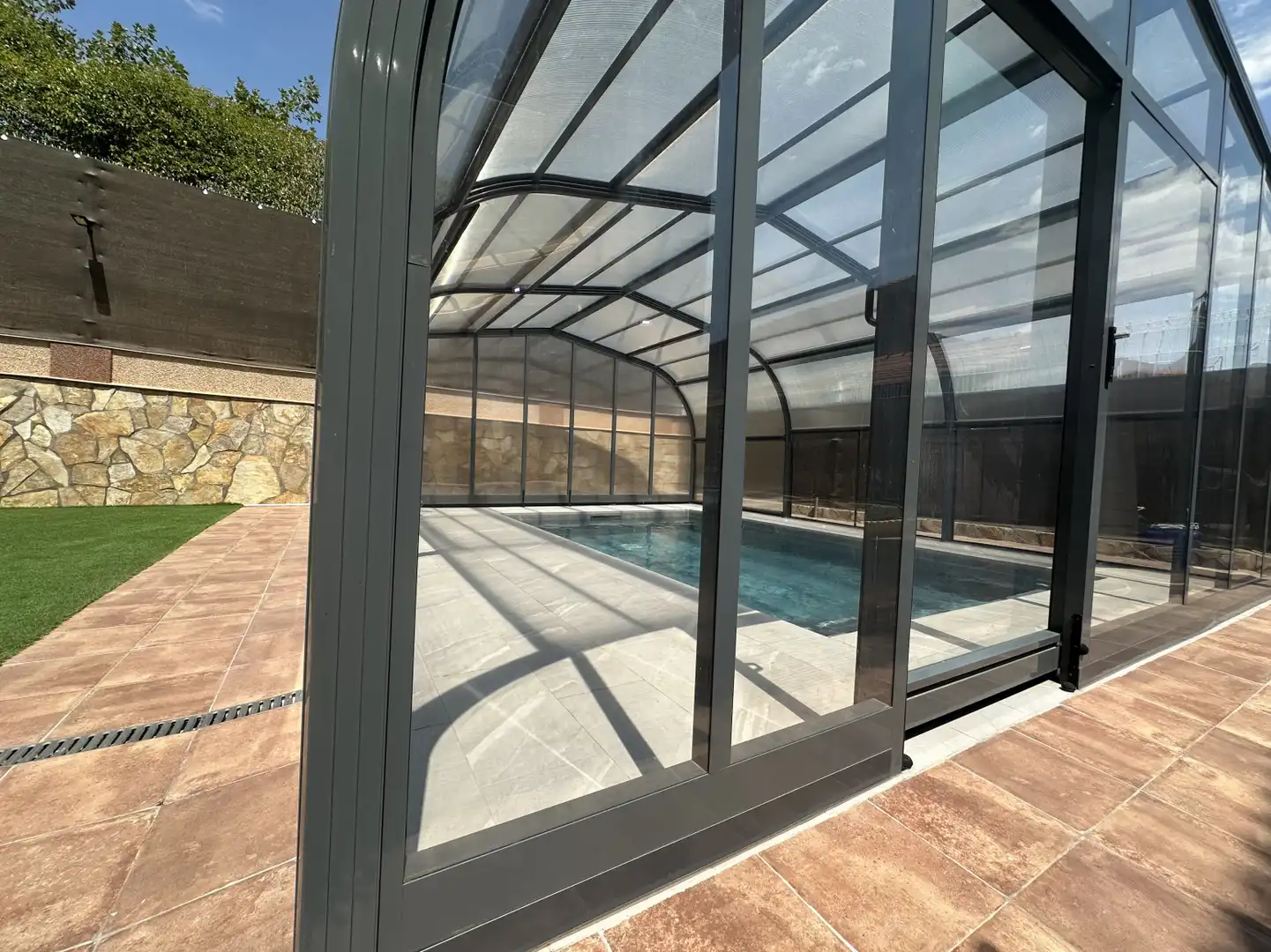 Piscina de Casa o chalet en venta en Almonacid de la Sierra con Aire acondicionado, Calefacción y Terraza