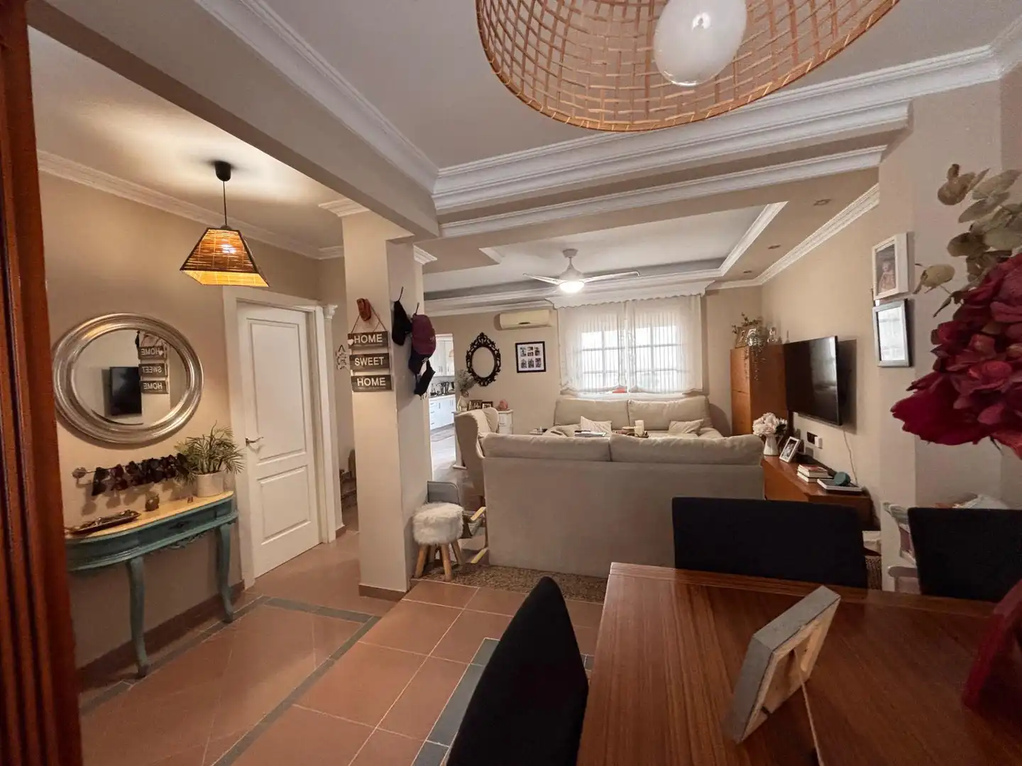 Sala de estar de Casa o chalet en venta en Málaga con Aire acondicionado, Terraza y Trastero