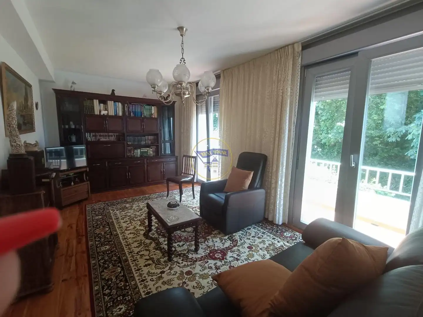 Sala de estar de Casa o chalet en venta en Vigo  con Trastero, Amueblado y Balcón