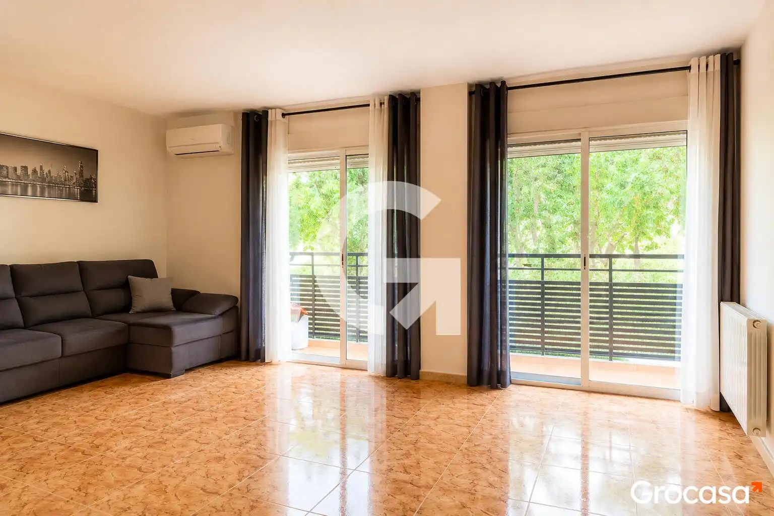 Living room of Detached homes for sale in Sagunto / Sagunt  with Air Conditioner, Terrace and Balcony